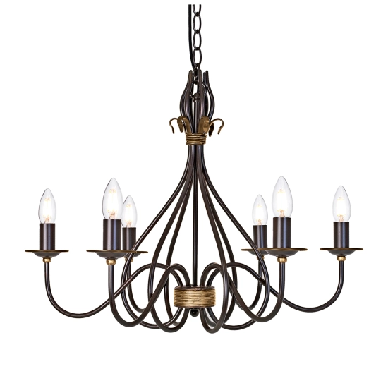 Żyrandol Windermere – 6 źródeł światła WM6 Elstead Lighting
