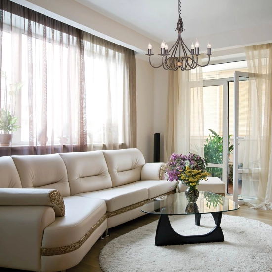 Żyrandol Windermere – 6 źródeł światła WM6 Elstead Lighting