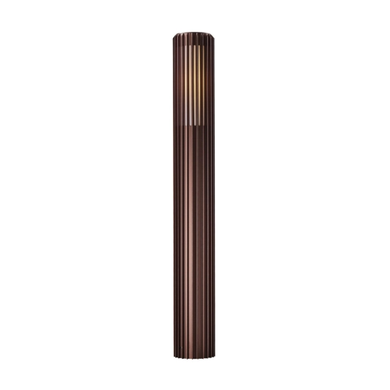 kinkiecik.pl Wysoka lampa ogrodowa stojąca Aludra 95 - Nordlux, brąz - IP54 E27 2118038061