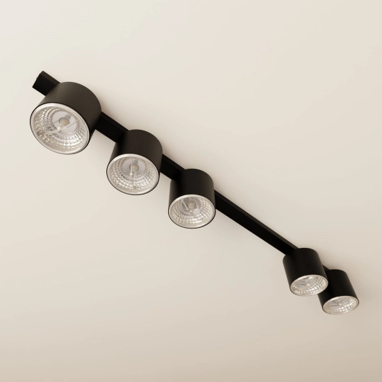 Lampa sufitowa NANO 5 BLACK 1310/5 EMIBIG Lighting