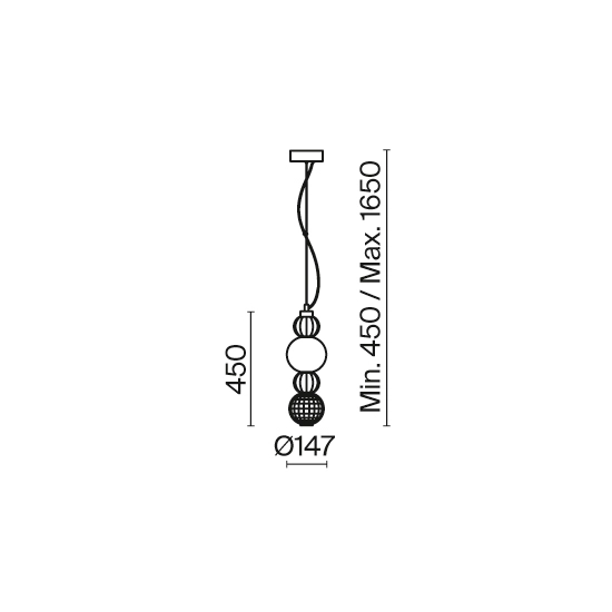 Lampa wisząca Collar P069PL-L17G3K Maytoni - zdjęcie dodatkowe 4