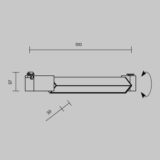 Lampa szynowa Basis Rot Unity 3000K 24W 110° TR104-1-24W3K-W-DE Maytoni - zdjęcie dodatkowe 5