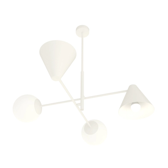 Żyrandol HERMES 4 WHITE 1348/4 EMIBIG Lighting