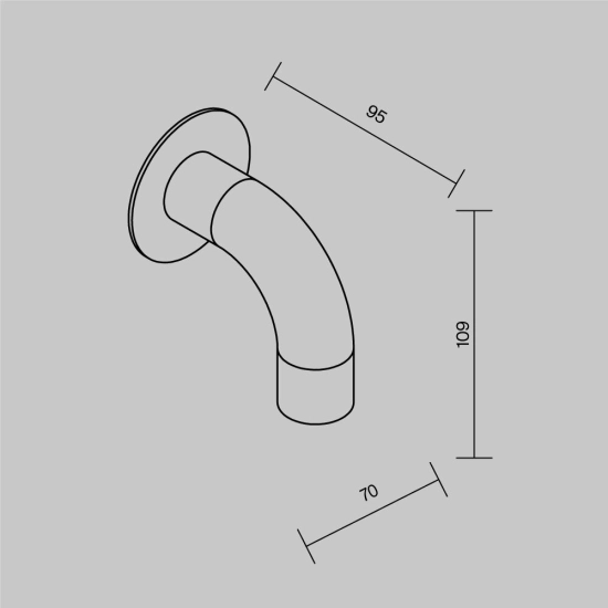 Lampa ścienna (kinkiet) Sleek O477WL-L2GF3K Maytoni - zdjęcie dodatkowe 6