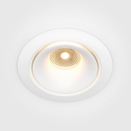 Lampa wpuszczana Yin 3000K 1x12W 60° Dim Triac DL031-L12W3K-D-W Maytoni - zdjęcie produktu