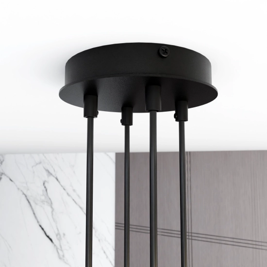 Lampa wisząca MODUS 4 BLACK 1339/4 EMIBIG Lighting