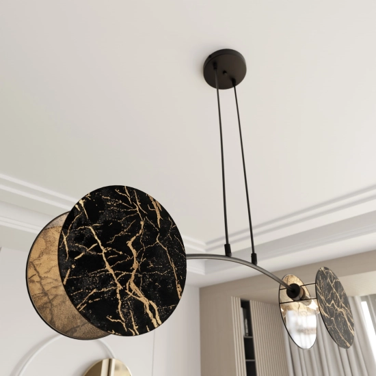 Lampa wisząca MOTIF 2 MARBLE 1327/2 EMIBIG Lighting