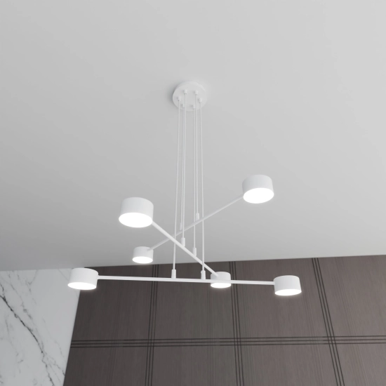 Lampa wisząca MODUS 6 WHITE 1340/6 EMIBIG Lighting