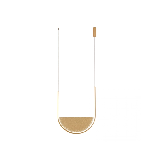 23167 PENDANT LED LIGHT 20W 3000K,4000K GOLD-CHAMPAGNE Zambelis Lights