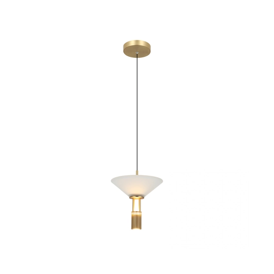 23199 PENDANT LED LIGHT 10W 3000K ALUMINIUM GOLD Zambelis Lights