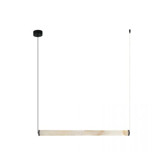 2539 PENDANT LED LINE LIGHT 23W 3000K TRIAC SANDY BLACK - ALABASTER Zambelis Lights