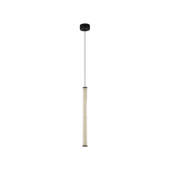2541 PENDANT LED LIGHT 20W 3000K TRIAC SANDY BLACK - ALABASTER Zambelis Lights