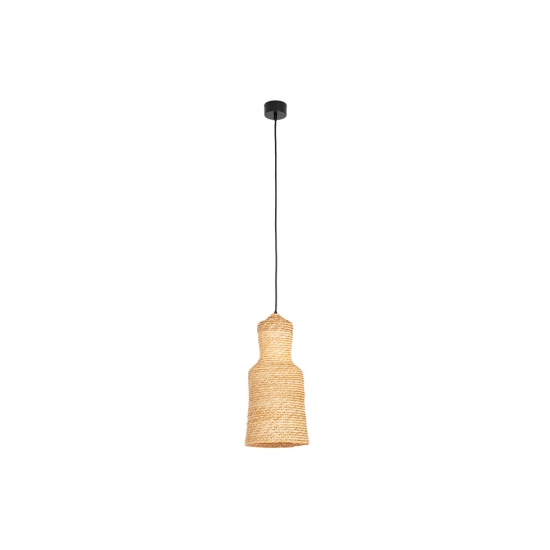 22168 PENDANT LAMP NATURAL BRAIDED WHEAT 1XE27 Zambelis Lights