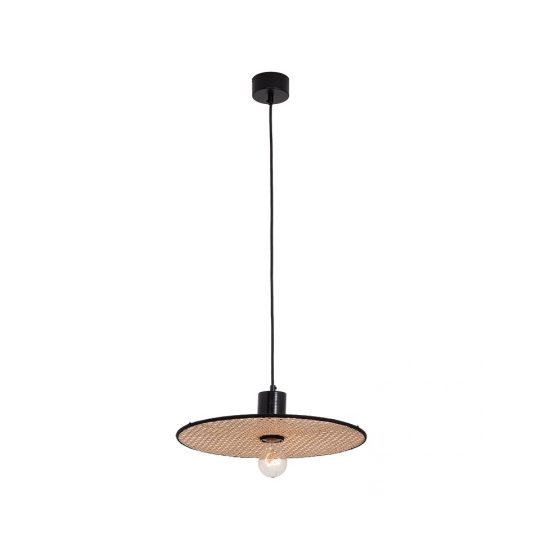 22173 PENDANT LAMP BUSH-BLACK 1XE27 Zambelis Lights