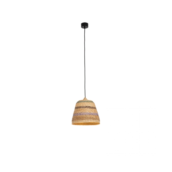 22164 PENDANT LAMP NATURAL BRAIDED WHEAT 1XE27 Zambelis Lights