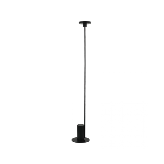 22065 LED FLOOR LIGHT 12W 3000K METAL - ACRYLIC BLACK PORTABLE FLOOR LIGHTS FOR INDOOR SPACES Zambelis Lights