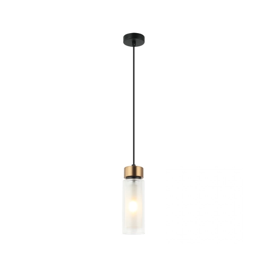 22137 PENDANT LIGHT E14 SANDY BLACK-ANTIQUE BRASS Zambelis Lights