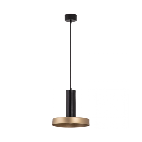 22178 PENDANT LIGHT 1XGU10 SANDY BLACK-GOLD Zambelis Lights