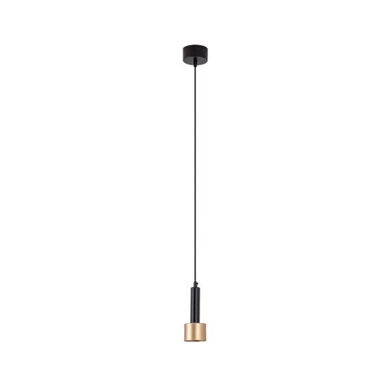 22181 PENDANT LIGHT LED 7W SANDY BLACK-GOLD Zambelis Lights