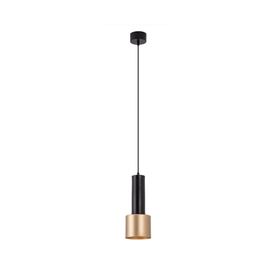 22184 PENDANT LIGHT 1XGU10 SANDY BLACK-GOLD Zambelis Lights