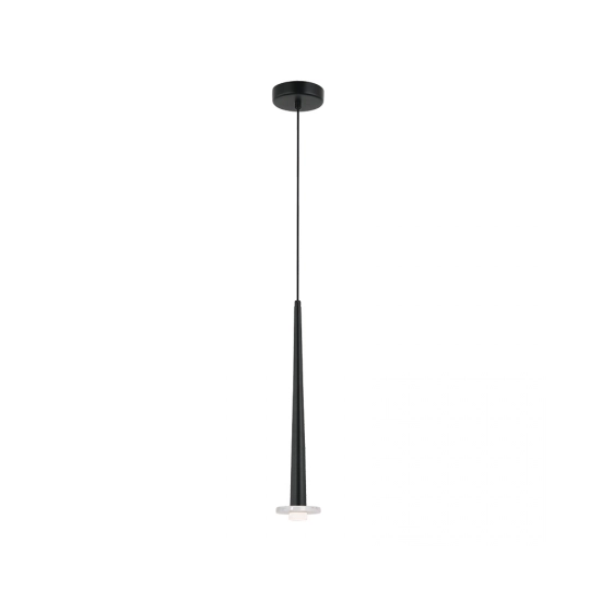 22110 PENDANT LED LIGHT 6W 3000K ALUMINUM -MARBLE BLACK Zambelis Lights