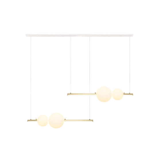 22235 PENDANT LED LIGHT 24W WHITE - OPAL GLASS Zambelis Lights