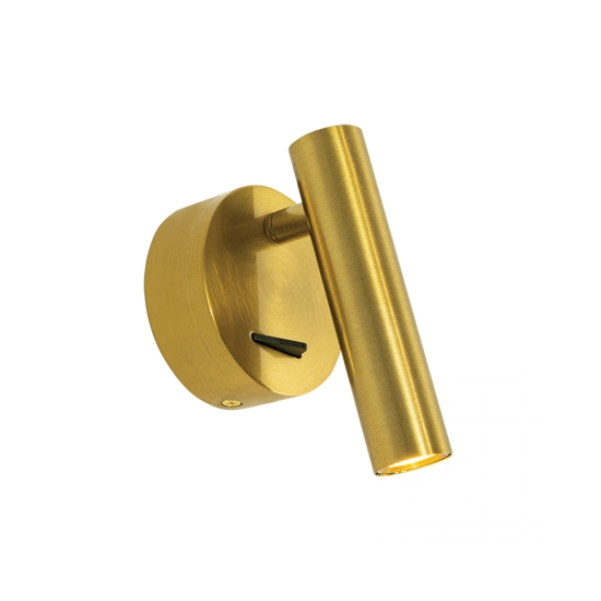 H48-G HOTEL SCONCE LED 3W 3000K METAL - ALUMINIUM GOLD Zambelis Lights