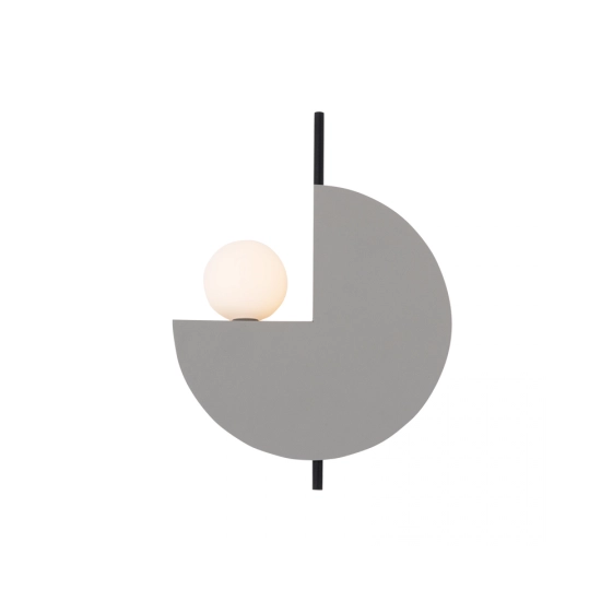 22205 WALL LAMP 1XG9 GREY - BLACK Zambelis Lights