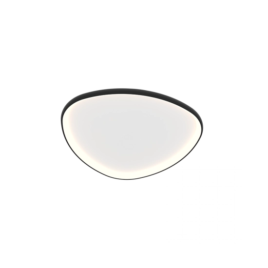 23090 CEILING LED LIGHT 39W 3000K METAL-ACRYLIC BLACK INDOOR DECORATIVE LIGHTS Zambelis Lights