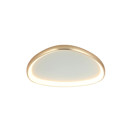 23091 CEILING LED LIGHT 39W 3000K METAL-ACRYLIC GOLD MATT INDOOR DECORATIVE LIGHTS Zambelis Lights