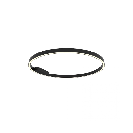 23027 CEILING LIGHT 50W 3000K ALUMINIUM-ACRYLIC BLACK Zambelis Lights