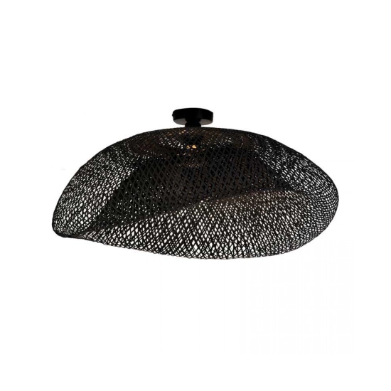 19109 CEILING LIGHT 1XE27 BAMBOO BLACK Zambelis Lights