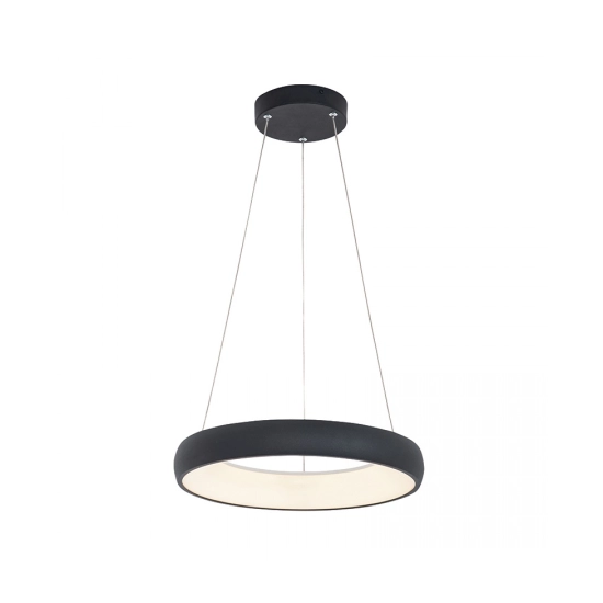 2044 PENDANT LIGHT 32W 3000K ALUMINUM & ACRYLIC SANDY BLACK FOR INTERIOR USE Zambelis Lights
