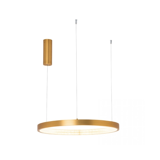 2006 PENDANT LIGHT 34W 3000K ALUMINIUM-ACRYLIC BRUSHED GOLD MATT FOR INDOOR SPACES Zambelis Lights