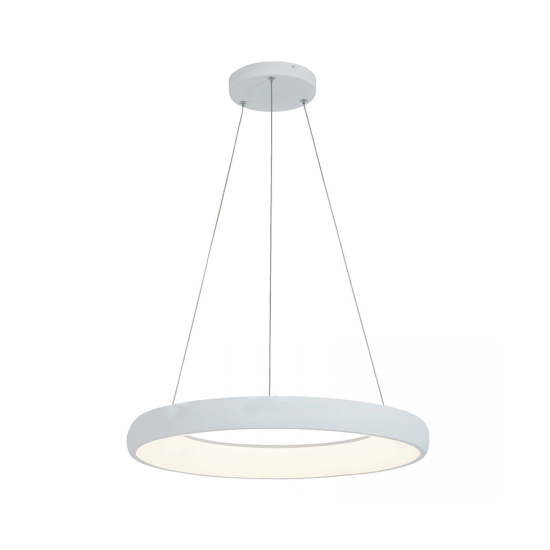 2053 PEDANT LIGHT 50W 3000K , ALUMINUM & ACRYLIC MATT WHITE FOR INDOOR SPACES Zambelis Lights