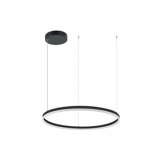 20262 LED PENDANT LIGHT 57W 3000K ALUMINUM & ACRYLIC BLACK Zambelis Lights