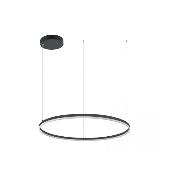 20264 84W LED PENDANT LIGHT 83W 3000K ALUMINIUM & ACRYLIC BLACK Zambelis Lights