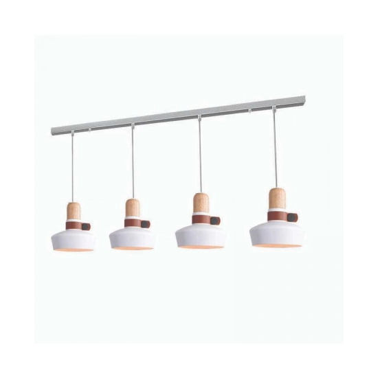 1993-W PENDANT LIGHT 4XE27 MAX 40W WHITE FOR INDOOR USE Zambelis Lights