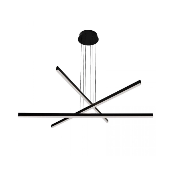 1947 PENDANT LIGHT 47W 3000K BLACK FOR INDOOR USE Zambelis Lights