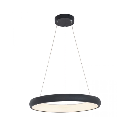 2052 PENDANT LIGHT 50W 3000K ALUMINUM & ACRYLIC MATT BLACK FOR INDOOR SPACES Zambelis Lights