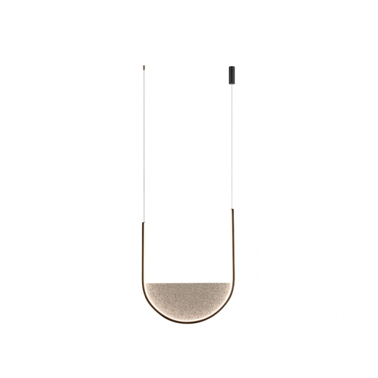 23166 PENDANT LED LIGHT 20W 3000K,4000K BLACK-LIGHT GREY Zambelis Lights