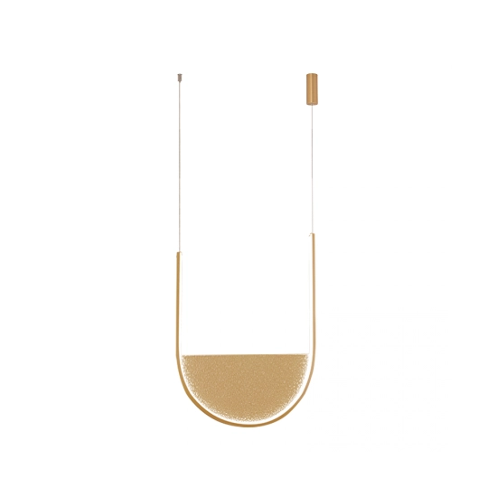 23165 PENDANT LED LIGHT 28W 3000K,4000K GOLD-CHAMPAGNE Zambelis Lights