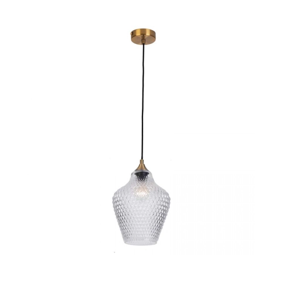19125 PENDANT LIGHT 1XE27 CLEAR CLASS Zambelis Lights