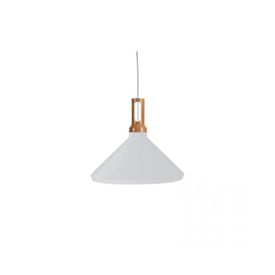1512-W PENDANT LAMP 1XE27 ALUMINIUM WHITE Zambelis Lights