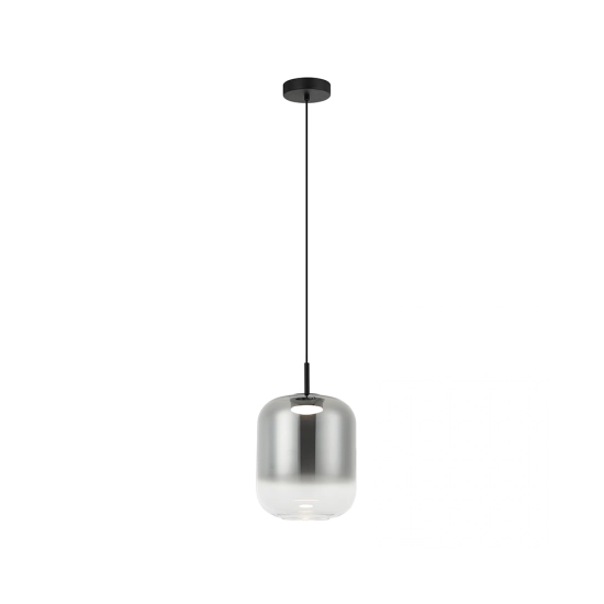 23214 PENDANT LED LIGHT 12W 3000K BLACK-SMOKED GLASS Zambelis Lights
