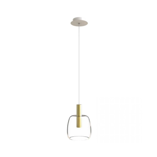 1968 PENDANT LIGHT 7W 3000K CLEAR GLASS Zambelis Lights