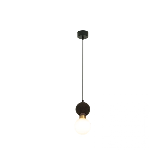 23241 PENDANT LAMP G9 MAX 7W BLACK MARBLE - BRASS Zambelis Lights
