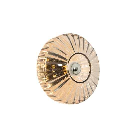 23011 CEILING/WALL LIGHT E27 MAX 40W METAL-GLASS ANODISED DARK GREY Zambelis Lights
