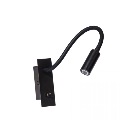H69 RECESSED READING LAMP LED 3W 3000K BLACK Zambelis Lights