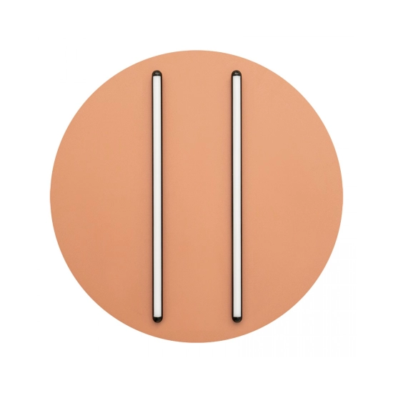 2569 CEILING LED LIGHT 43W 3000K BLACK MATT STICK - SANDY BRICK RED BASE Zambelis Lights